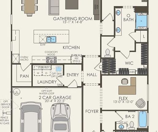 First Floor 2 br 2 ba