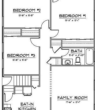 1st floor plan, for illustrative purposes only