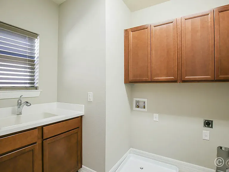 Upstairs laundry room