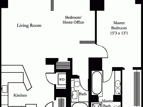 2nd image of 130 W 19th St APT 9B