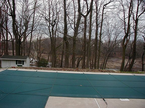 View of shed/pool.