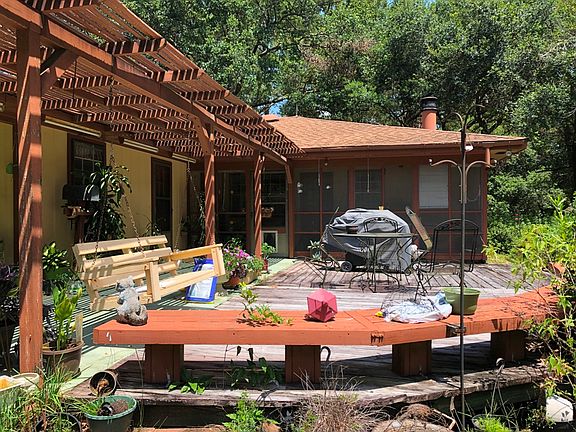 Rear screened porch and deck