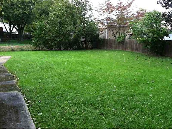 Large fenced backyard