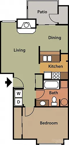 Floor plan 1C