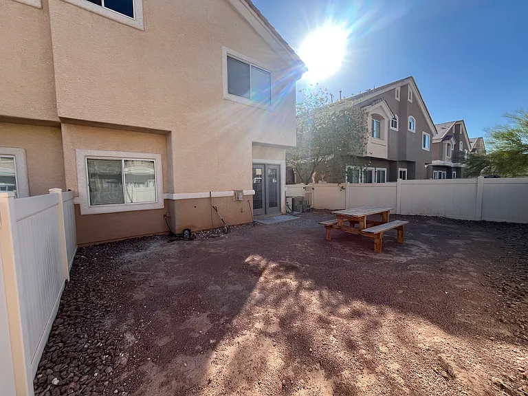 Backyard view