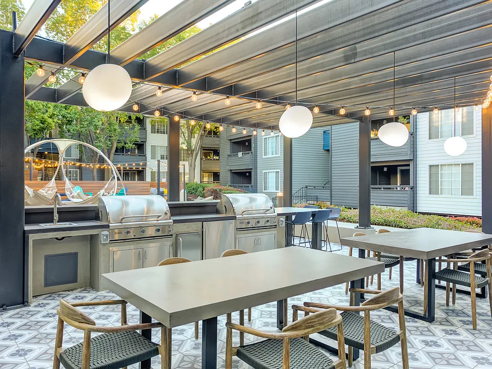 Gas BBQ Grilling & Gathering Patio