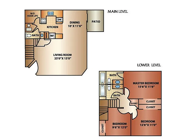 Floor plan Starlifter Townhome