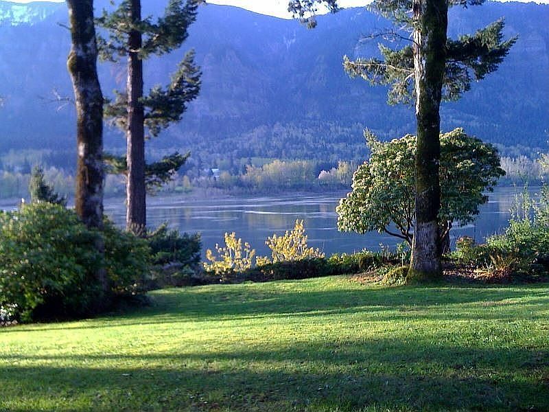 The backyard on the Columbia River