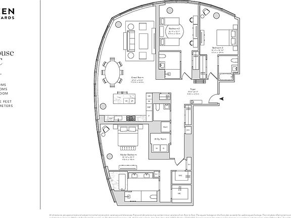2nd image of 15 Hudson Yards Penthouse 84C