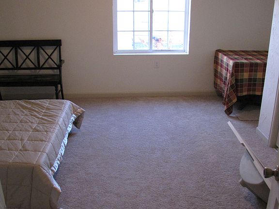 Master Bed from doorway