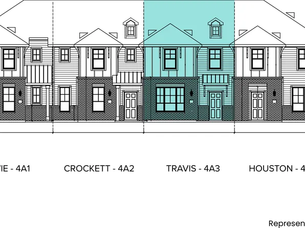 Seven Oaks Travis Plan, Seven Oaks Townhomes