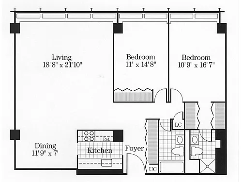 Floor plan Masonic