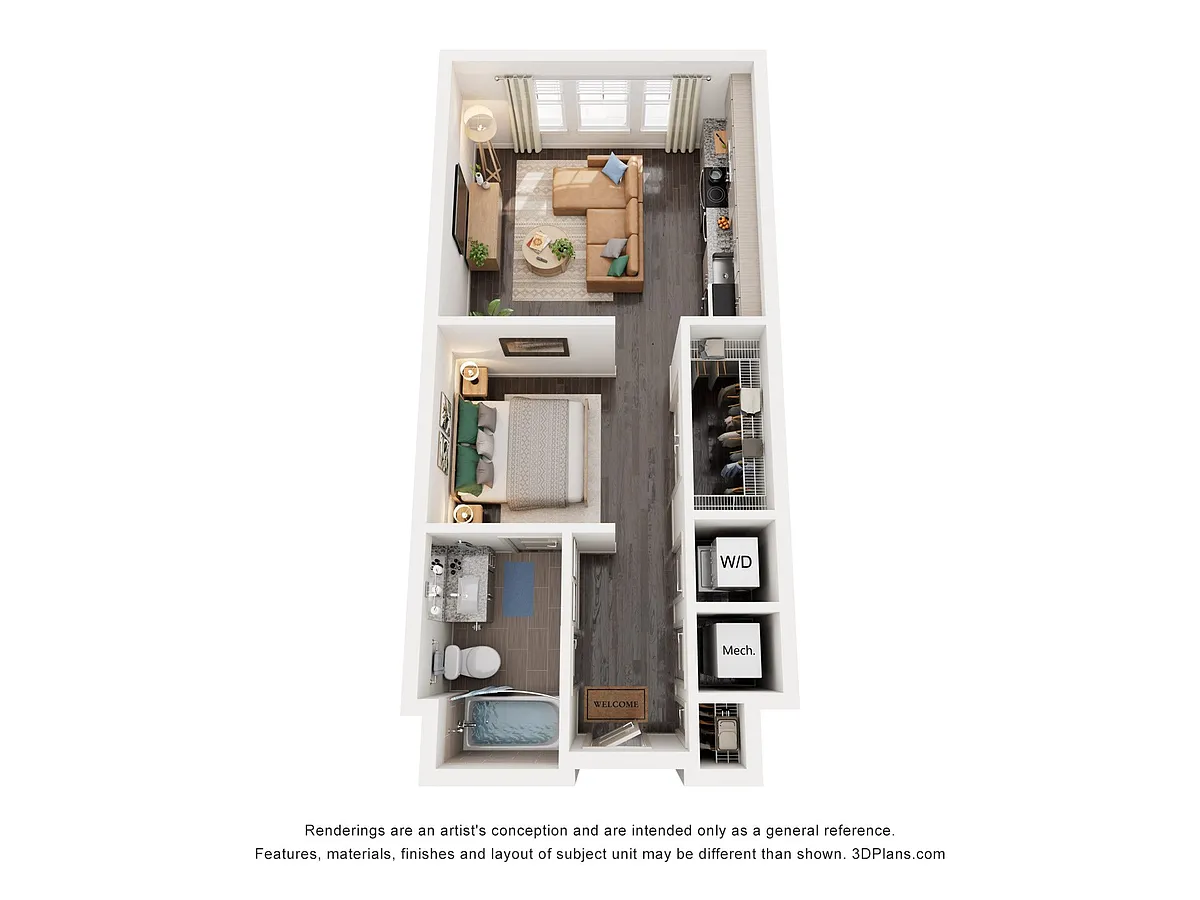 Floor plan Cyan