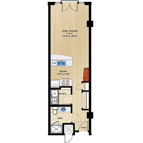 Floor plan Fox I