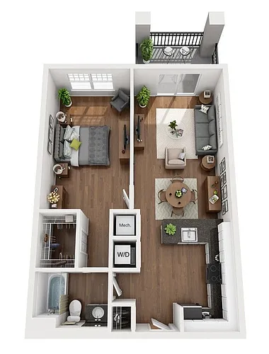 Floor plan A22