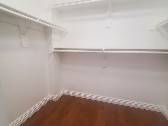Large walk-in closets plus plenty of extra storage in both rooms