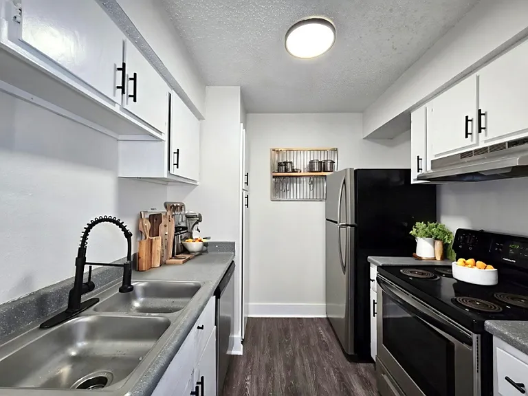 Plenty of cabinet space in our A1 kitchen!