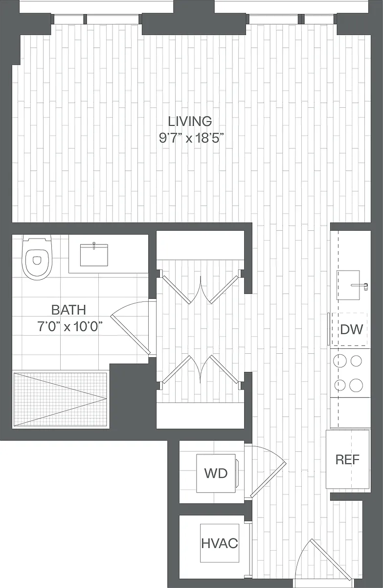 Floor plan Studio-SG