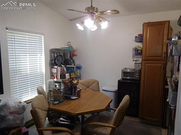 Dining area off of the kitchen