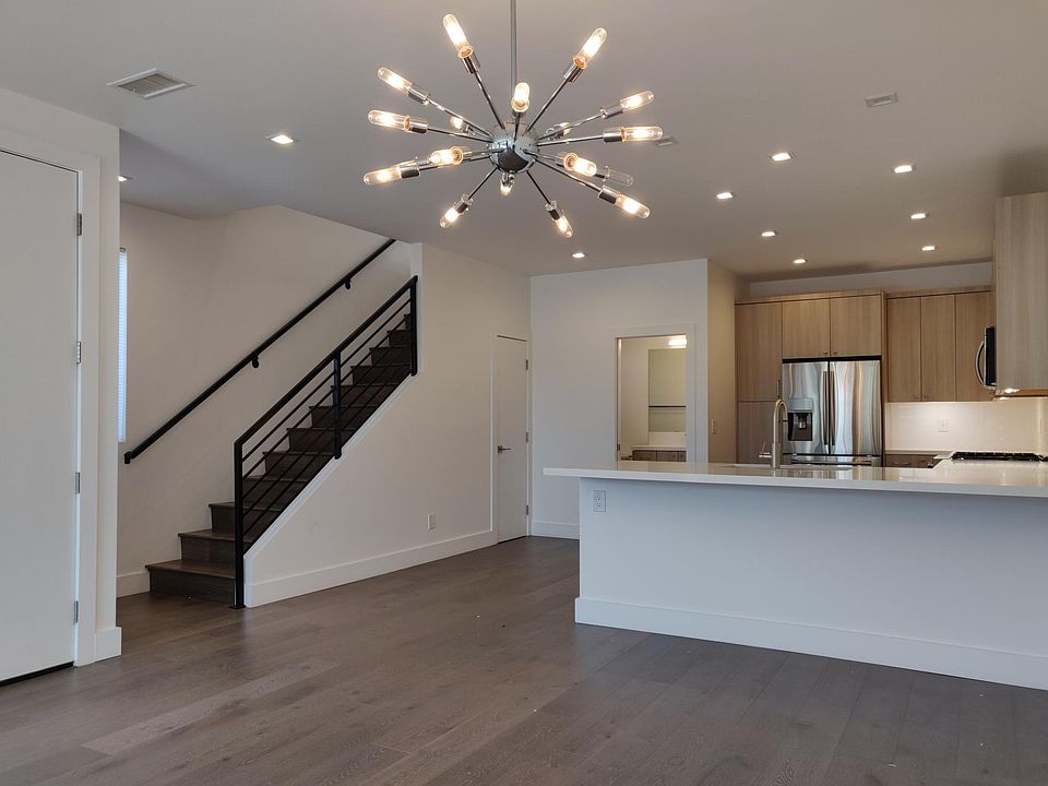 Living Area and Kitchen
