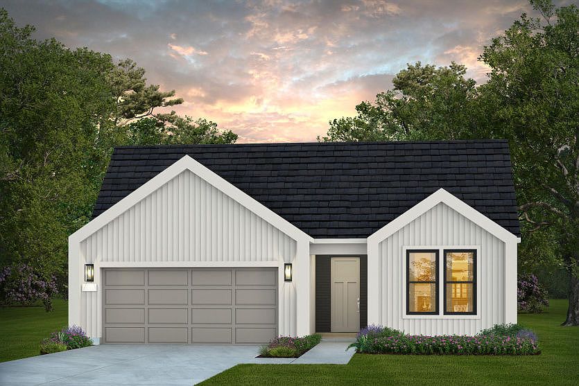 Elevation MD201 - Exterior Color Package Ironline Painted Brick