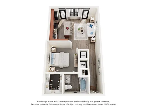 Floor plan Chambers