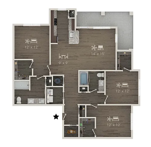 Floor plan C1