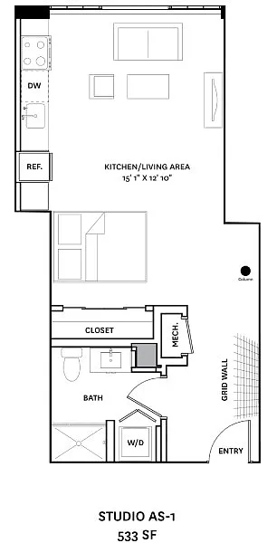 Floor plan AS-1
