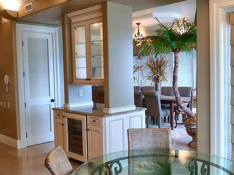 Breakfast Nook looking towards the Dining Room. unrestricted Gulf views