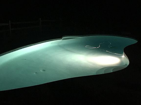 Pool at night