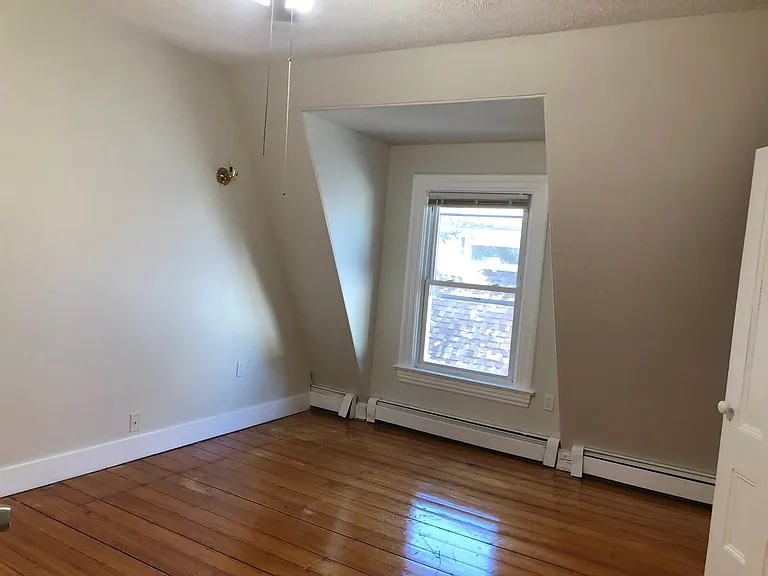 Gleaming and Beautiful wood floors in the bedroom