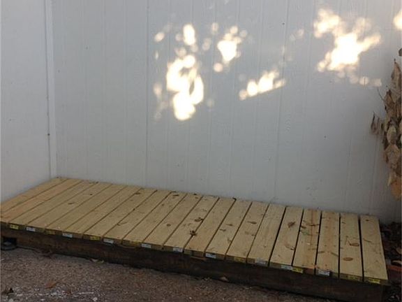 OVER SIZED PATIO AND NEW PLANT DECK