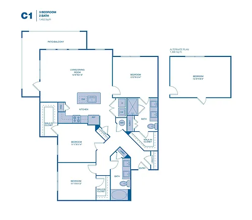 Floor plan C1