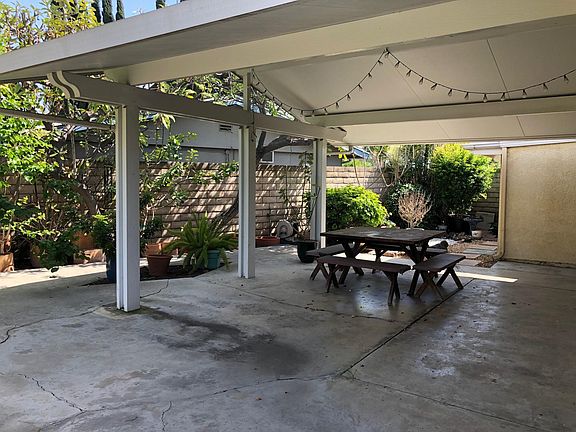 Large covered patio