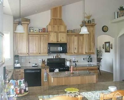 Kitchen view from sitting area