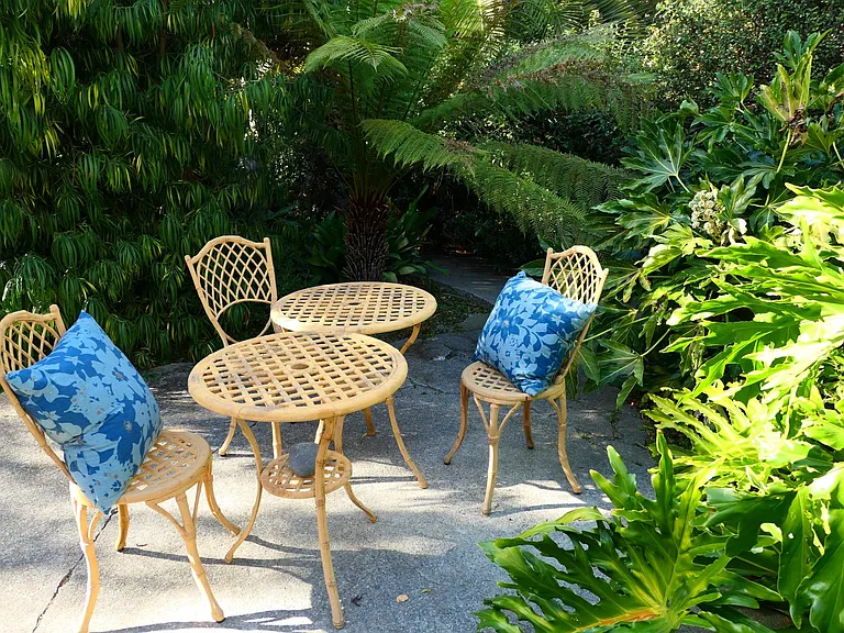 Lush garden