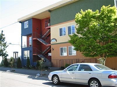 Front of condo building