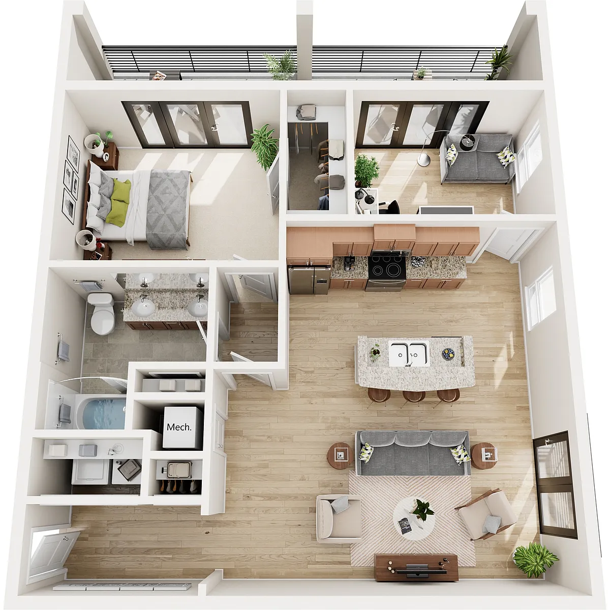 Floor plan B2-7
