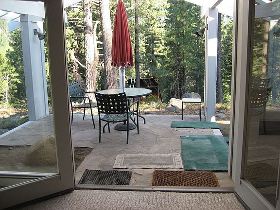 French doors to patio