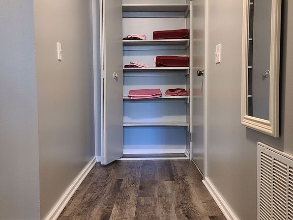 Closet With Wooden Flooring
