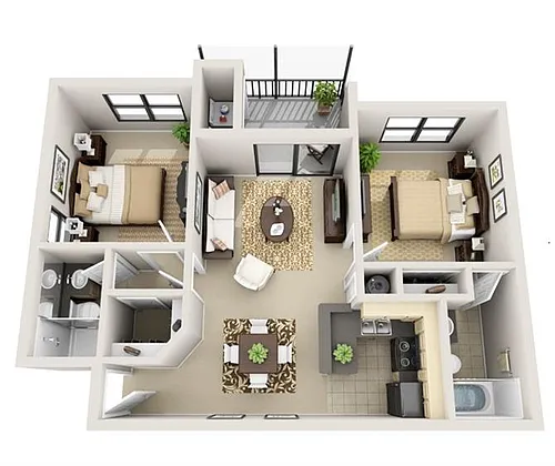 Floor plan B1