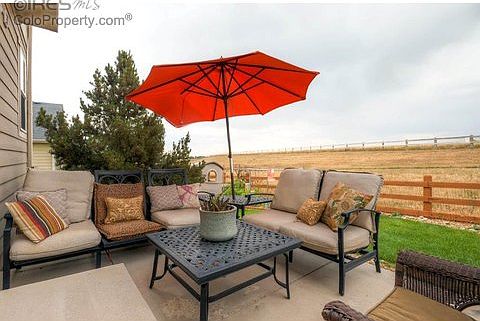 Private backyard
