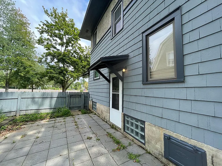 Side entrance to house.