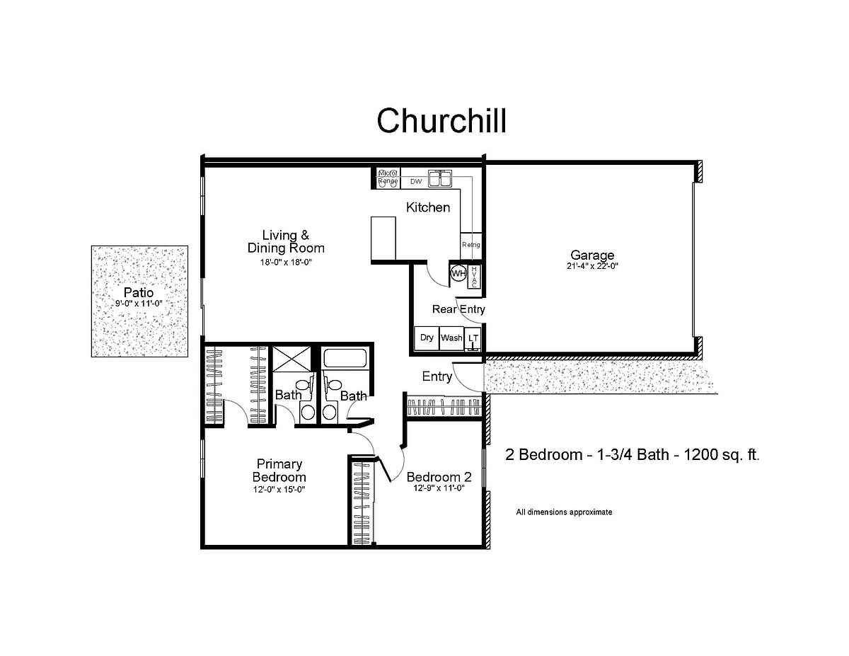 Floor plan Churchill