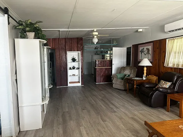 Living area - looking from the front door.