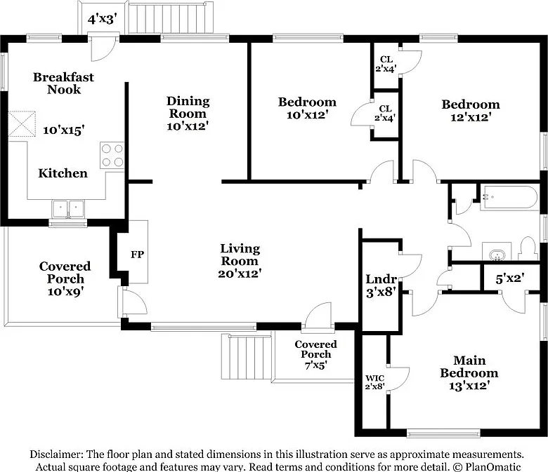 3 bed, 1.0 bath, 1204 sqft, $1,265 — Photo 2