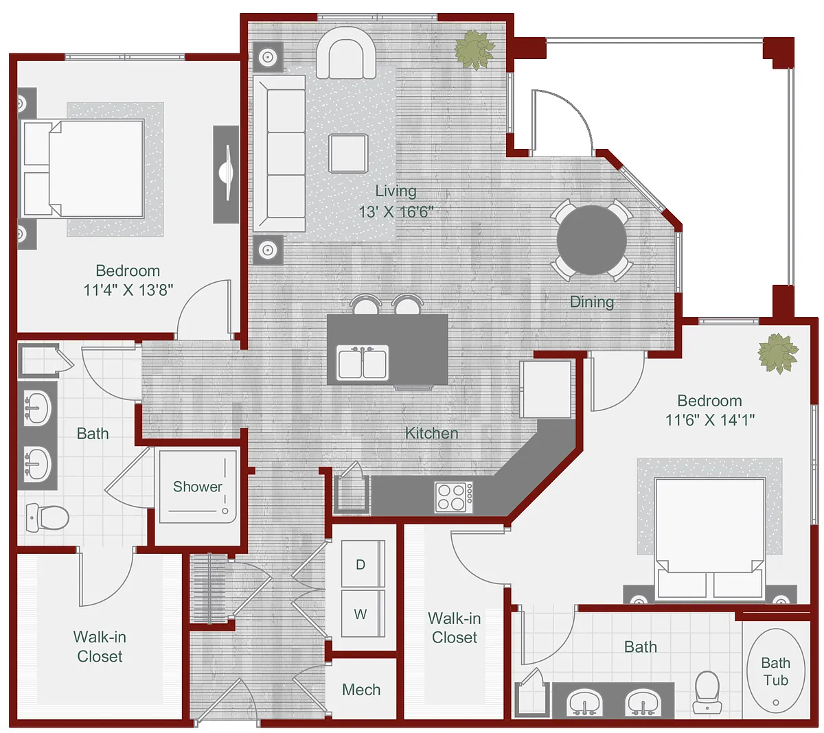 Floor plan B3-5