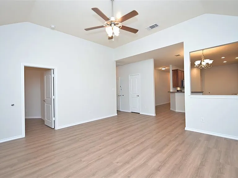 Living facing hall