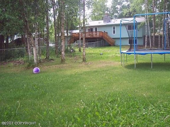 Part of Back yard, split for dogs