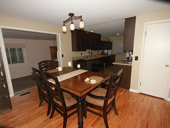 Open Dining Room and Kitchen